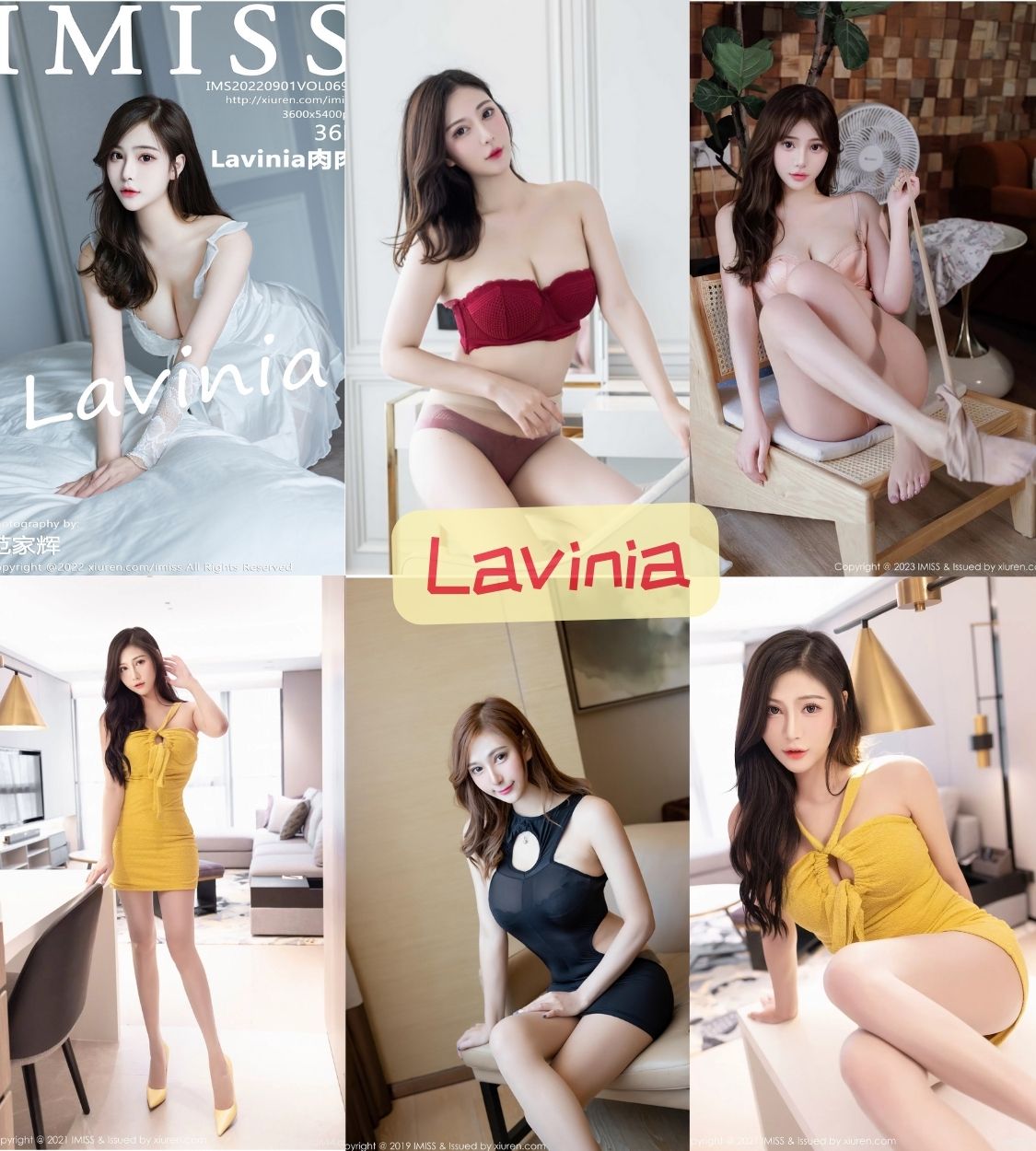 IMiss爱蜜社 Lavinia 丝袜美女写真图片合集