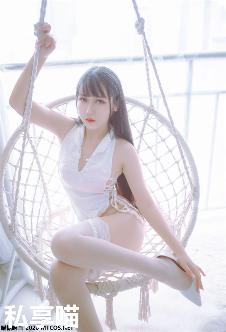 喵糖映画 旗袍狐耳性感美女写真套图