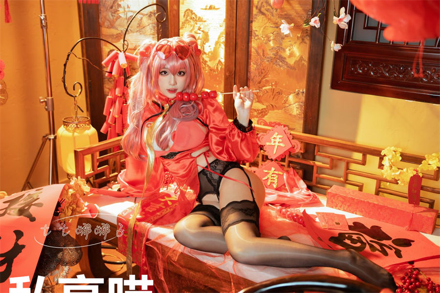 MTYH喵糖映画 新春旗袍美女写真套图