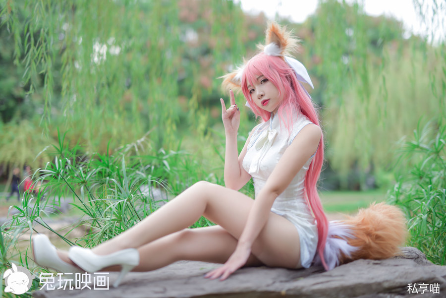 兔玩映画 B63.001 粉色格裙少女[49P-42MB]