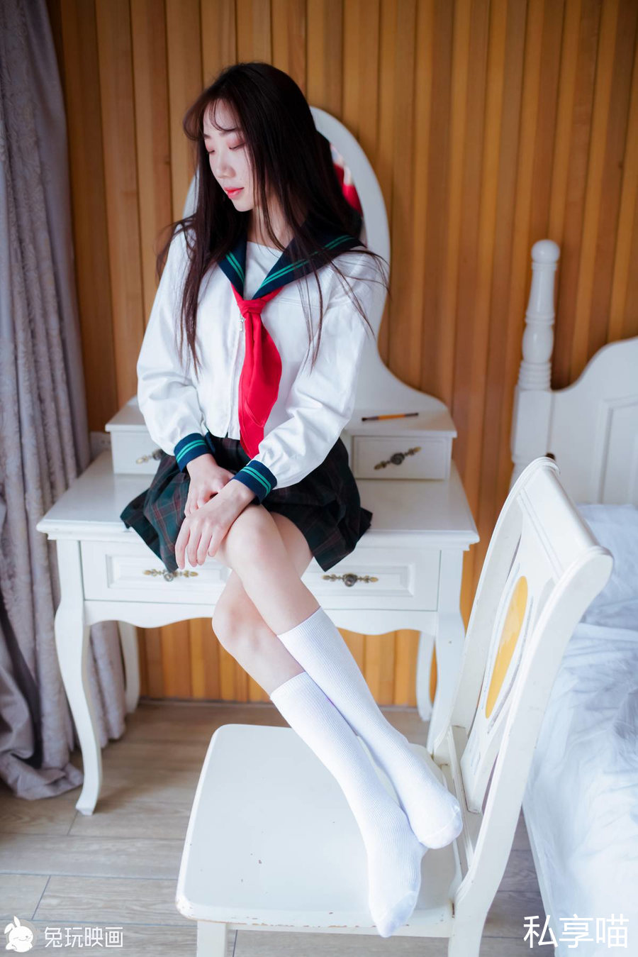 兔玩映画 B63.005 肉肉的白丝JK[44P-39MB]